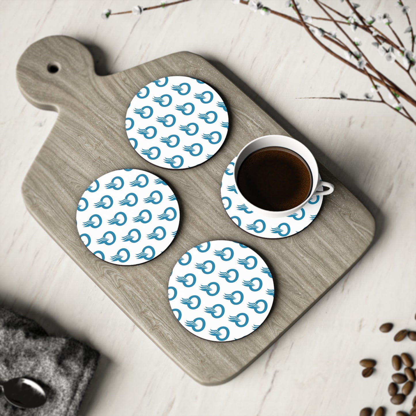 Order Desk Logo Coasters