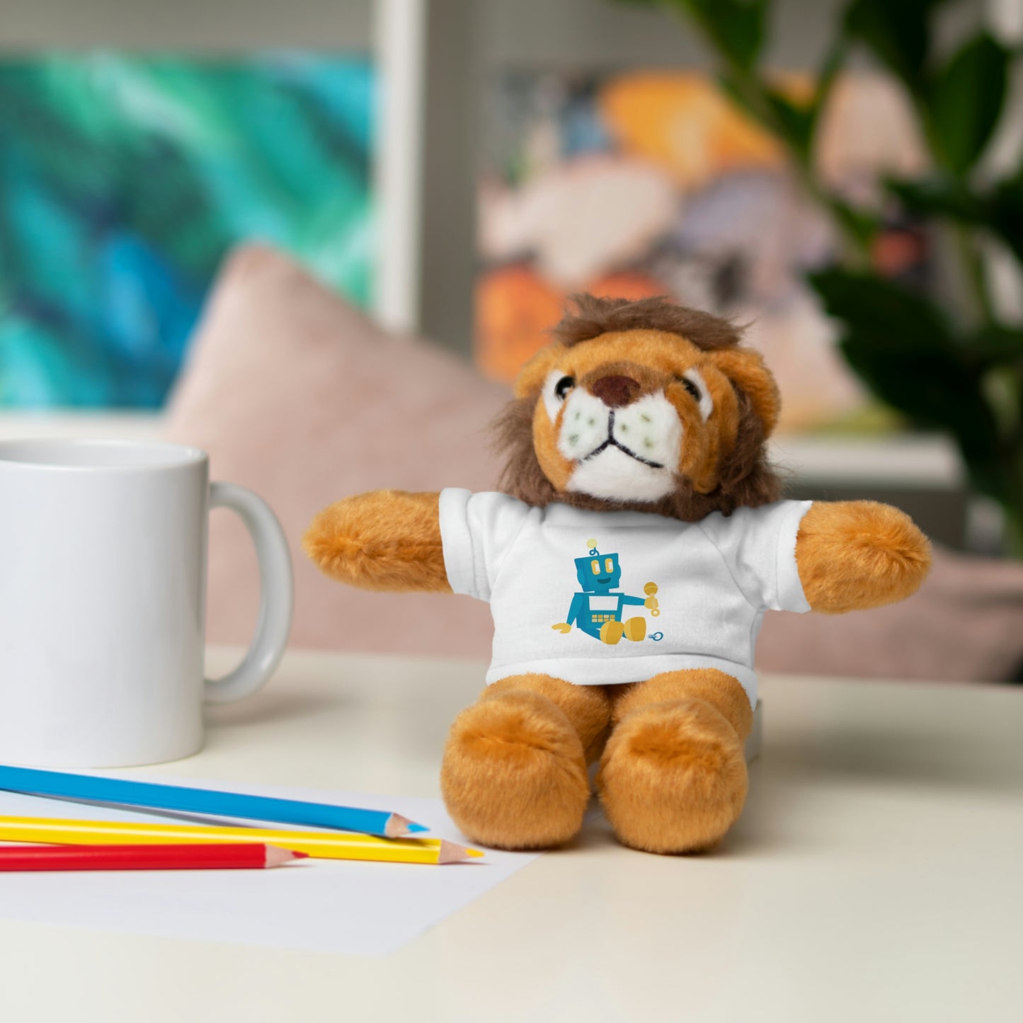 Stuffed Animals with Baby Otto Tee