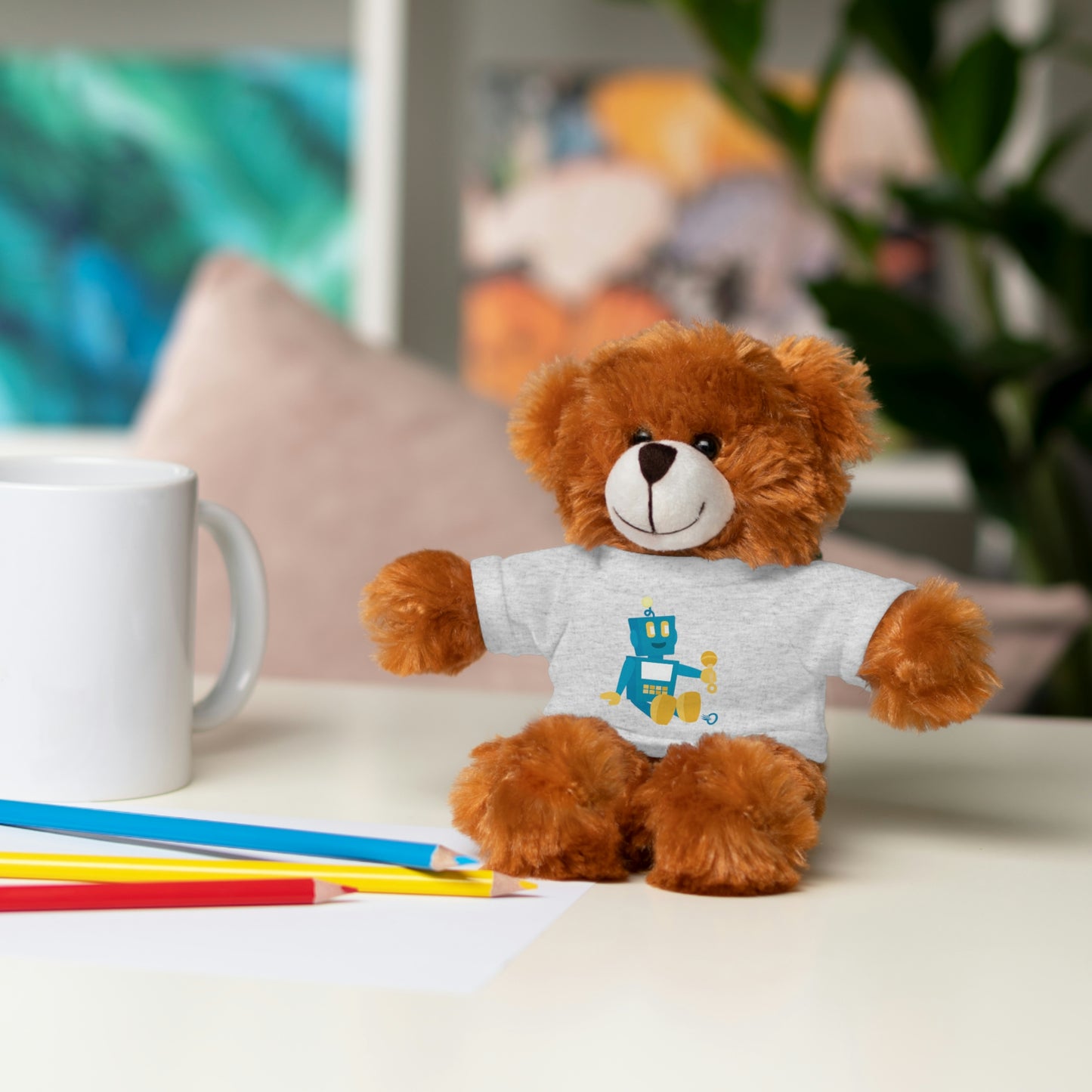Stuffed Animals with Baby Otto Tee