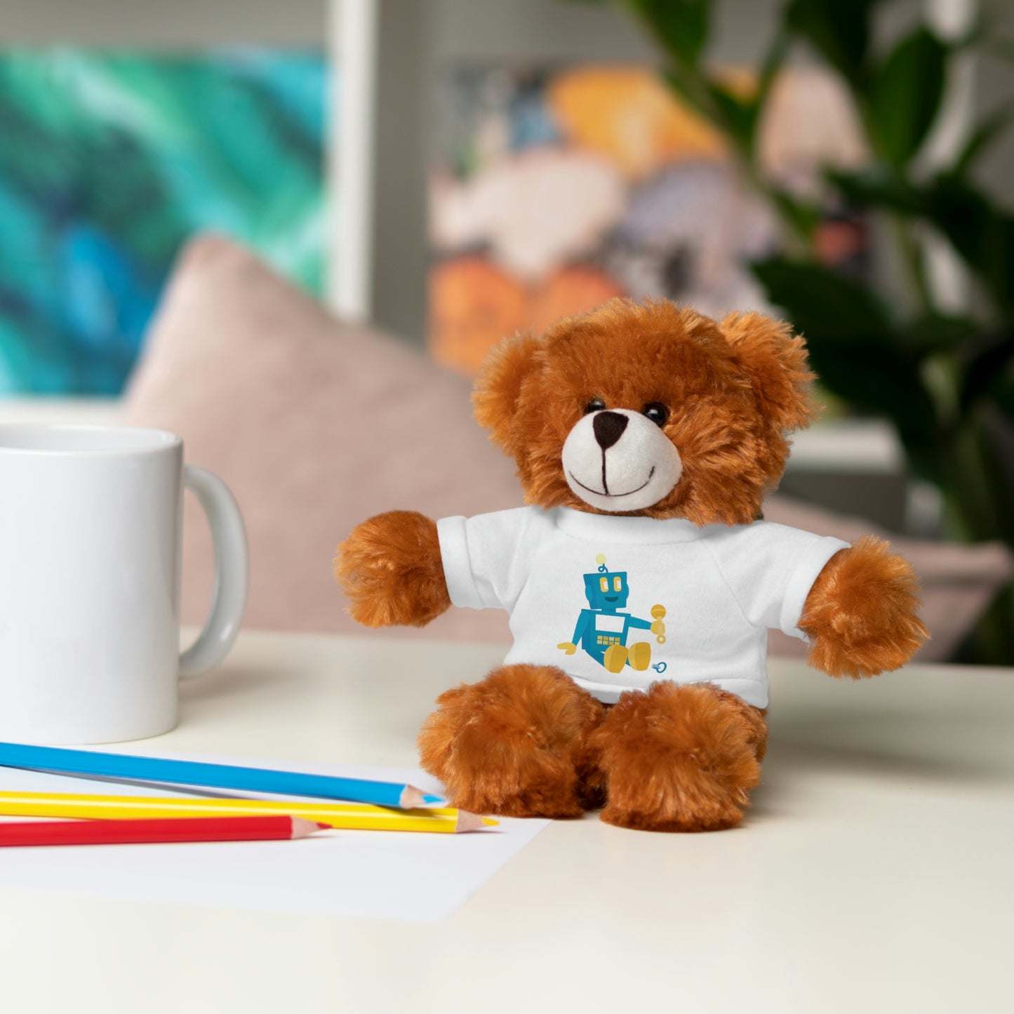 Stuffed Animals with Baby Otto Tee