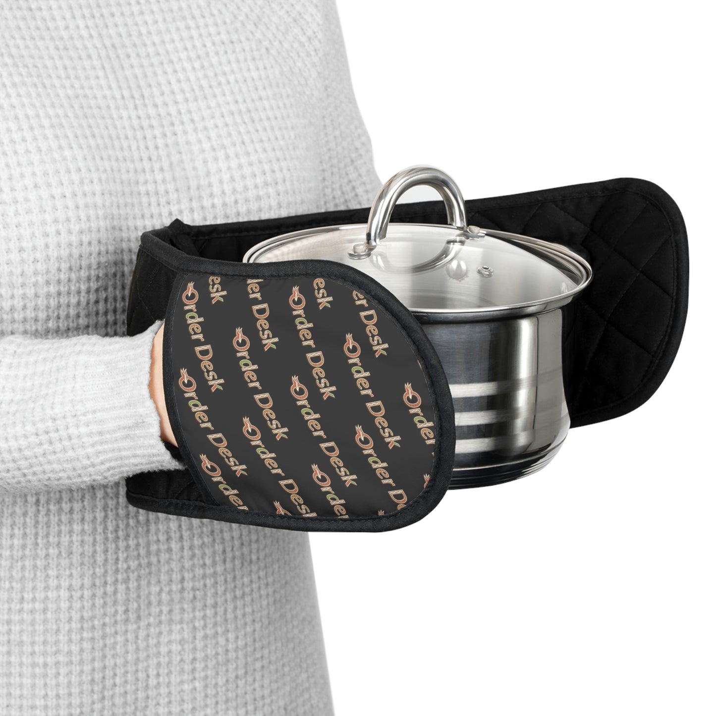 Order Desk Connected Oven Mitts