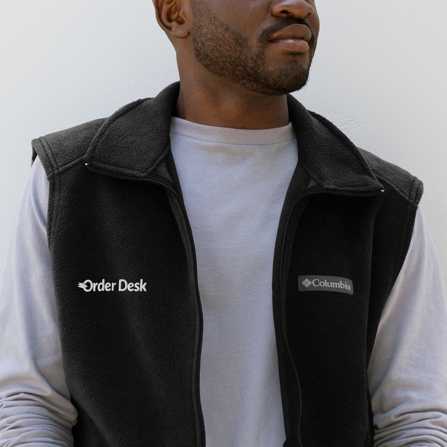 Columbia Fleece Vest (Longer Length)