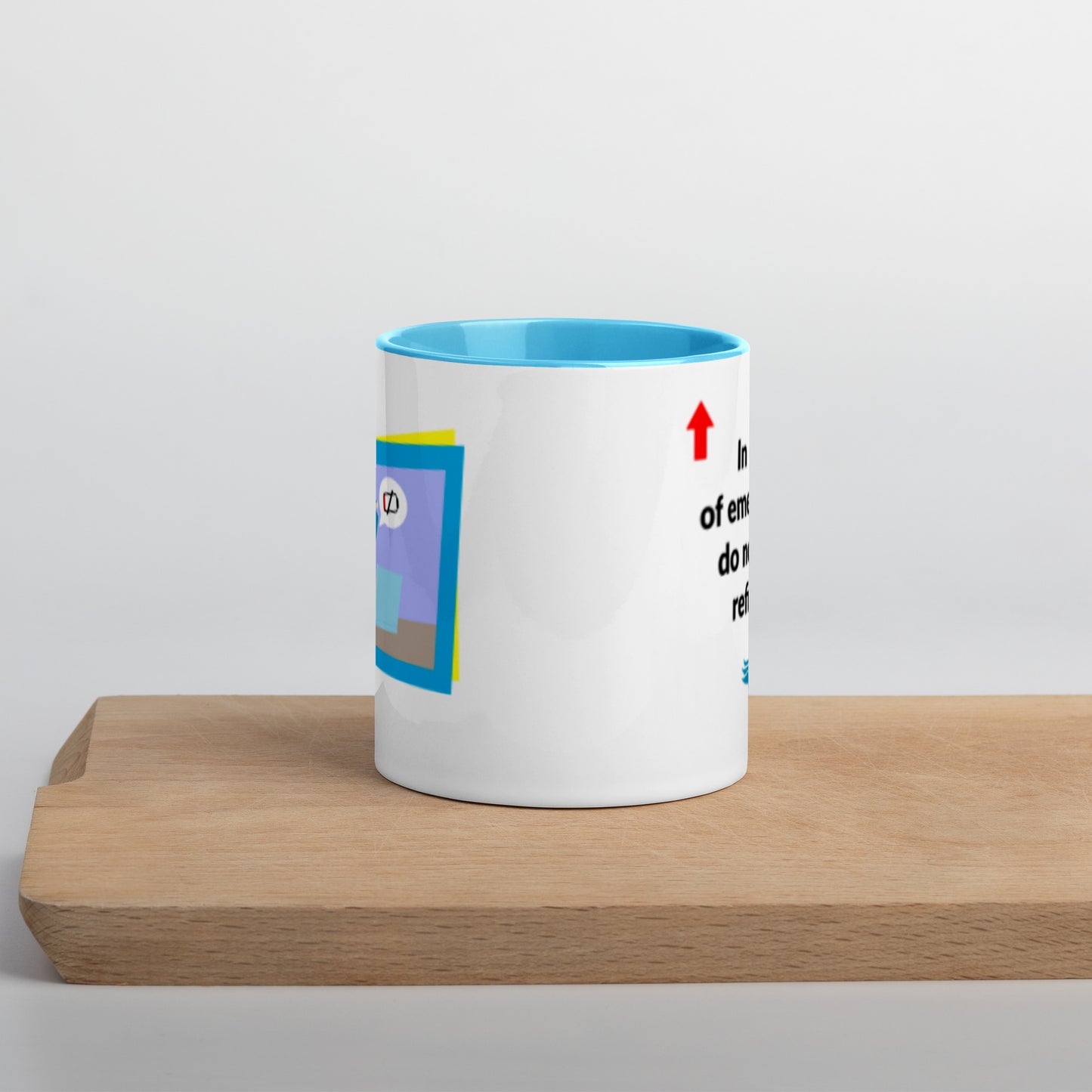 Otto Coffee Mug with Color Inside