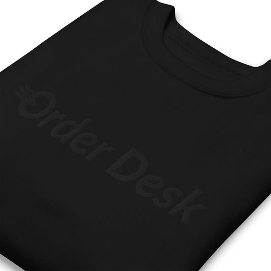 Order Desk "Black Out" Sweatshirt