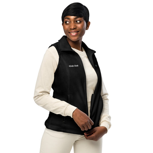 Order Desk Columbia Fleece Vest (Shorter Length)